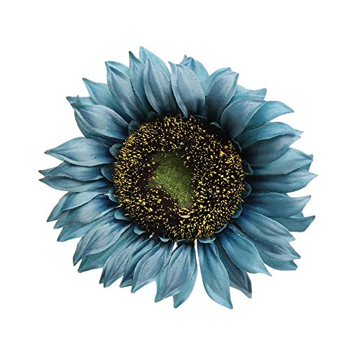 Idlespace Fashion Real Touch DIY Wreath Home Decor Fake Flores Artificial Flower Wedding Decoration Silk Sunflower Heads(Blue) Idlespace Fashion Real Touch DIY Wreath Home Decor Fake Flores Artificial Flower Wedding Decoration Silk Sunflower Heads(Blue)