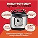 Instant Pot Duo 7-in-1 Mini Electric Pressure Cooker, Slow Rice Cooker, Steamer, Sauté, Yogurt Maker, Warmer & Sterilizer, Includes Free App with over 1900 Recipes, Stainless Steel, 3 Quart