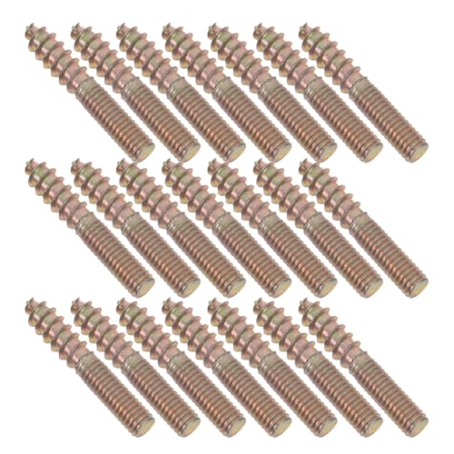 HOLIDYOYO Vis à Bois à Pointe Unique 4 X 25 Mm 50 Pcs Vis Autotaraudeuses pour Panneaux de Particules Fixation Menuiserie sans Pré-perçage pour Meubles et Bricolage Professionnel