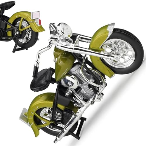 Modèle de moto 1:18 Harley 1953 74FL Hydra Glide en métal injecté