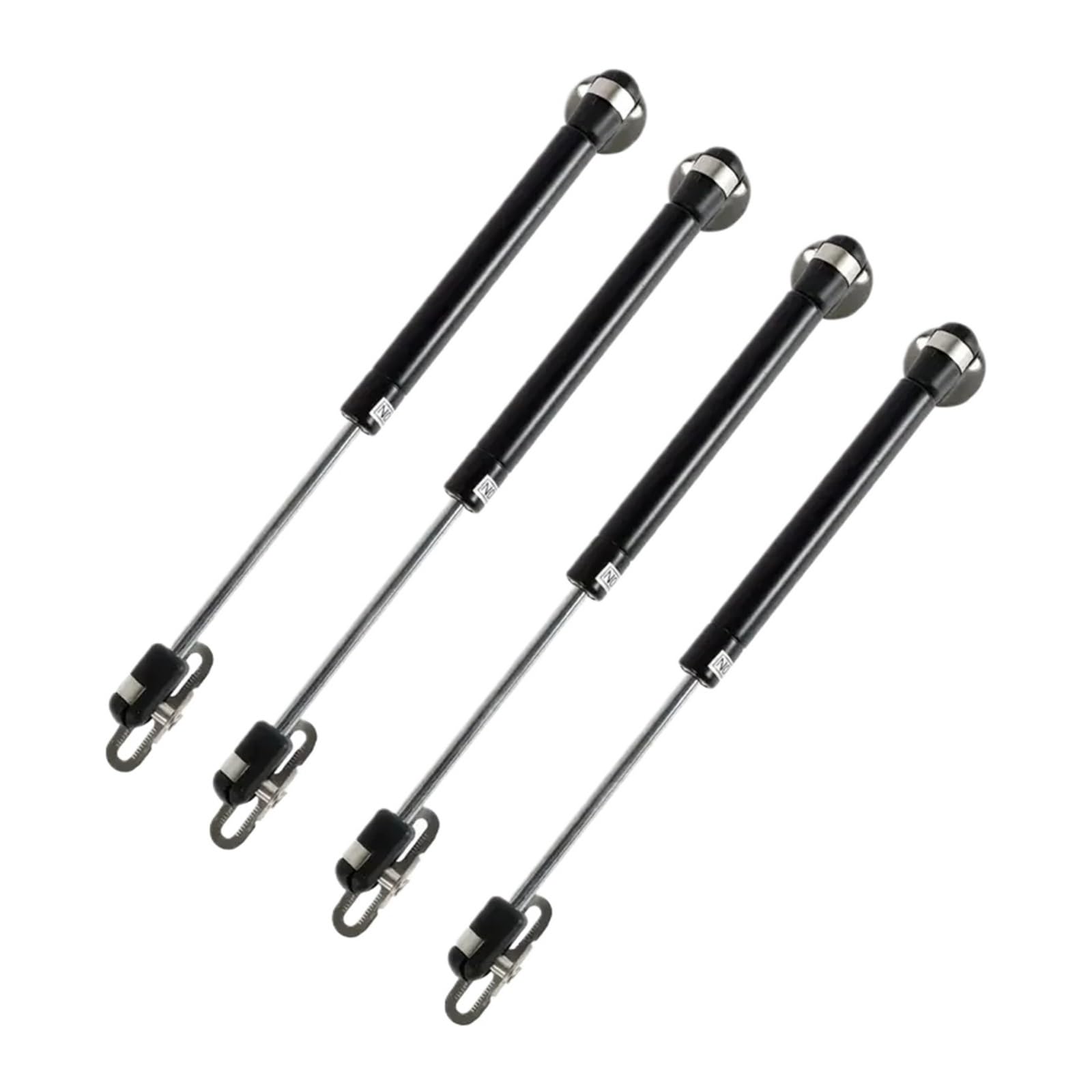6PCS Gas Spring Cabinet Hinge Copper Core Door Lift Support Hydraulic Kitchen Cupboard Hinges Hardware for Furniture(Black,10KG 100N)