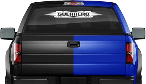 Guerrero MX Mexico Decal Sticker Windshield Window Vinyl Graphic Banner Rear Back Car Truck SUV Vehicle Estado Calcomanía Troca Carro Tribal
