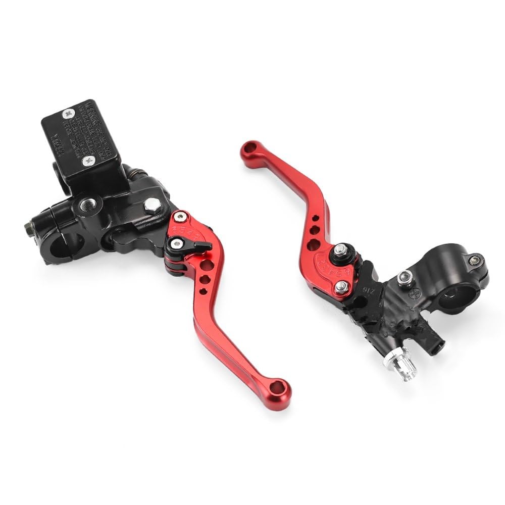 NingRuiBhd Brake Levers Clutch Lever for MT03 for MT25 for YZF for R125 for R25 for R15 for MT15 for MT125 Brake Master Cylinder Clutch Levers Motorcycle Accessories Brake Reservoir(Red)