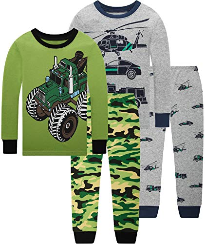 Image of Dolphin&Fish Boy Pajamas Toddler Kids Pjs Set Cotton Soft Clothes Sleepwear
