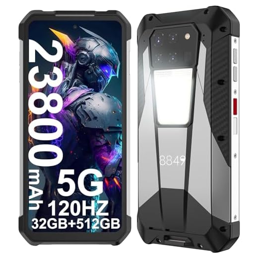 8849 Tank 3 Tri-Anti Smartphone, telefone externo 5G de 23800mAh, 32 GB de RAM + 512 GB de ROM, telefone Android 13 à prova d'água de 6,79 polegadas, câmera de 200 MP/OTG/NFC