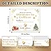 Christmas Gifts Certificates, 25 Pcs Xmax Holiday Certificates from Santa, Christmas Gifts for Kids, Christmas Party Favors Supplies Decorations, 21