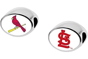 St. Louis Cardinals Charm Bead Fits Compatible With Pandora Style Bracelets and More
