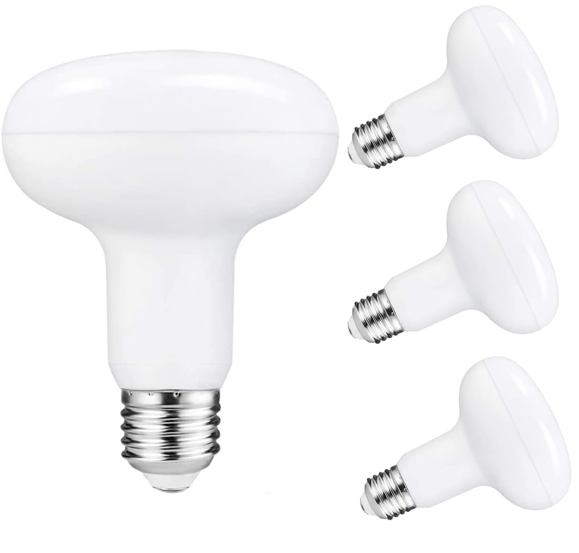 4PACK LED R95 BR30 Reflector Light Bulb 18Watt E27 Screw 6500K Cool White Energy Saving Flood Light Bulb 1800Lumen 150 Watt Equivalent (6500K-Cool White, 18W - R95/BR30)
