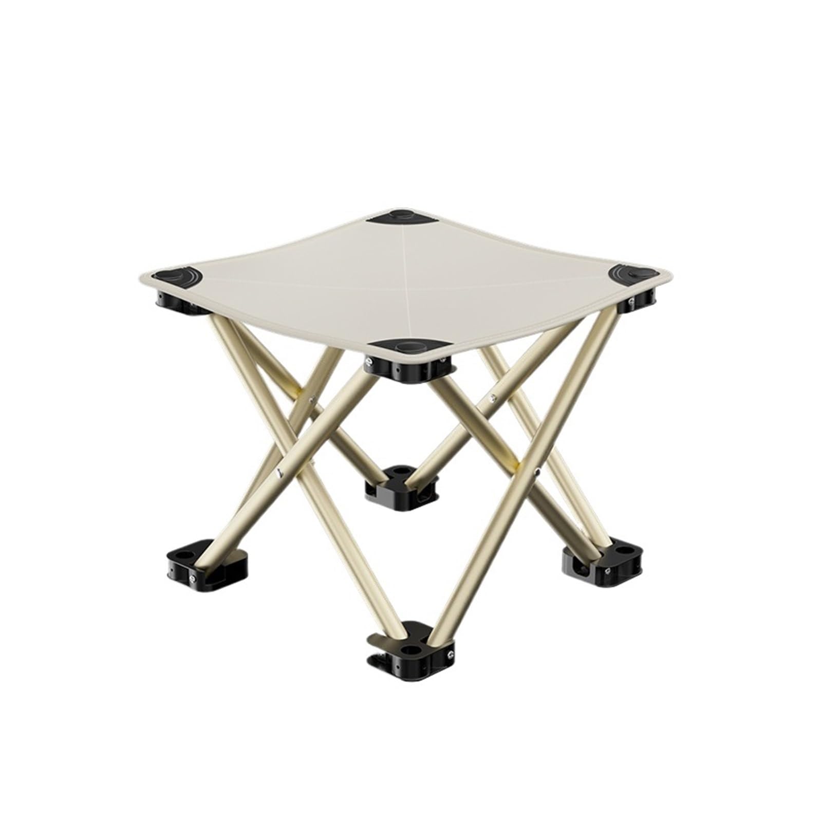 Tabouret de Camping Pliable Portable pour pêche, randonnée, Plage(with Side Pocket)