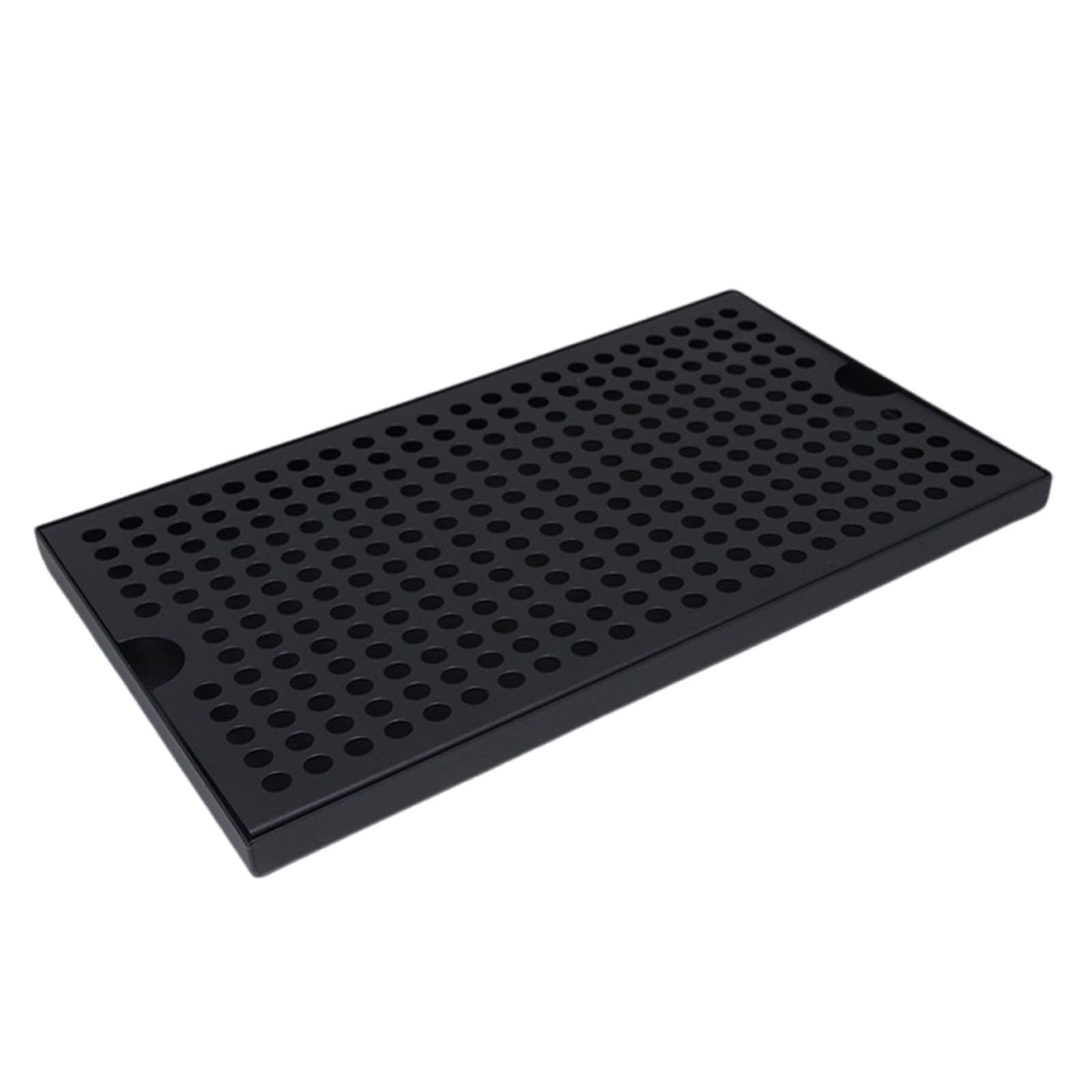Vdaxvme Black Stainless Steel Beer Drip Tray Metal Beer Tower Drip Pan Surface Without Mount Drain Drip Tray Metal Kegerator Drip Pad