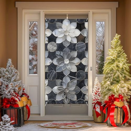 Bannière de porte florale 178x90 cm décor saisonnier - 5