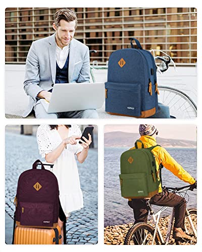 Image of SUPACOOL Large Laptop Backpack with USB Charging Port for Men and Women