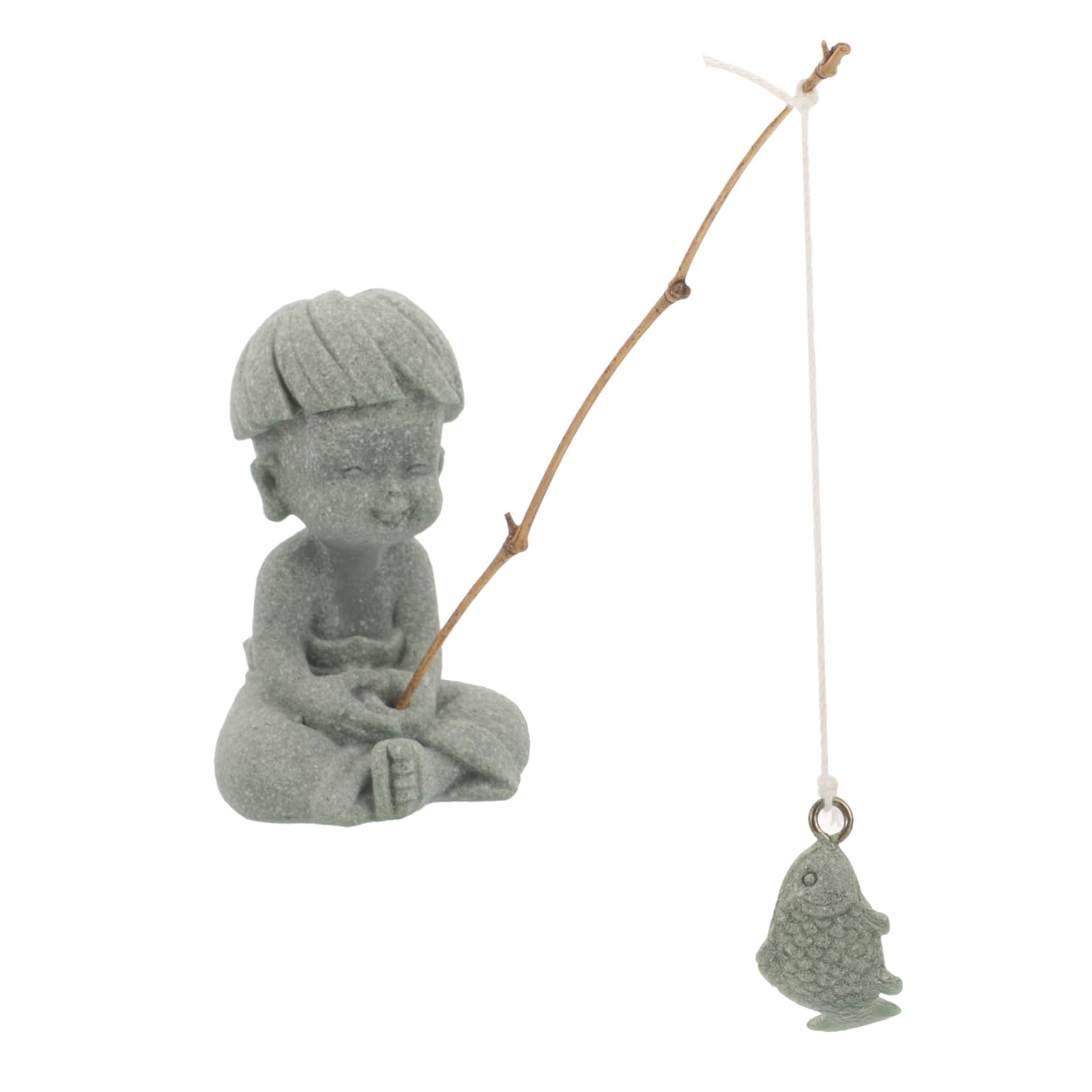 GLEAVI 4 Pezzi Ornamenti Per La Pesca Per Decor Del Serbatoio Di Pesce All'aperto Creature Decorazioni Per Acquari Piccolo Decorazioni Di Pesci Per Acquario Accessori Arenaria