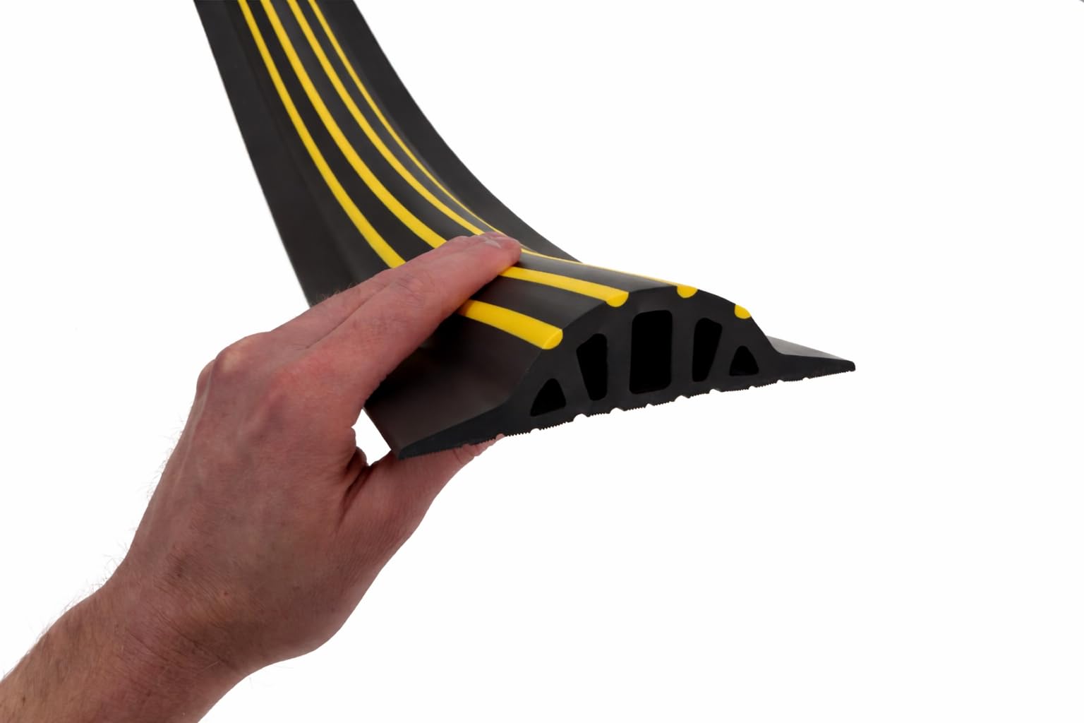 Kit de joint de seuil de porte de garage de 3 cm de haut, longueur de 4,95 m | PVC souple | Le kit complet comprend 2 adhésifs | GaraDry