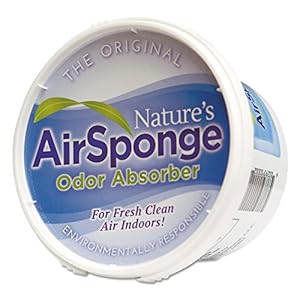 Nature’s Air 1012 Odor-Absorbing Replacement Sponge, Neutral, 16 Oz, 12/Carton