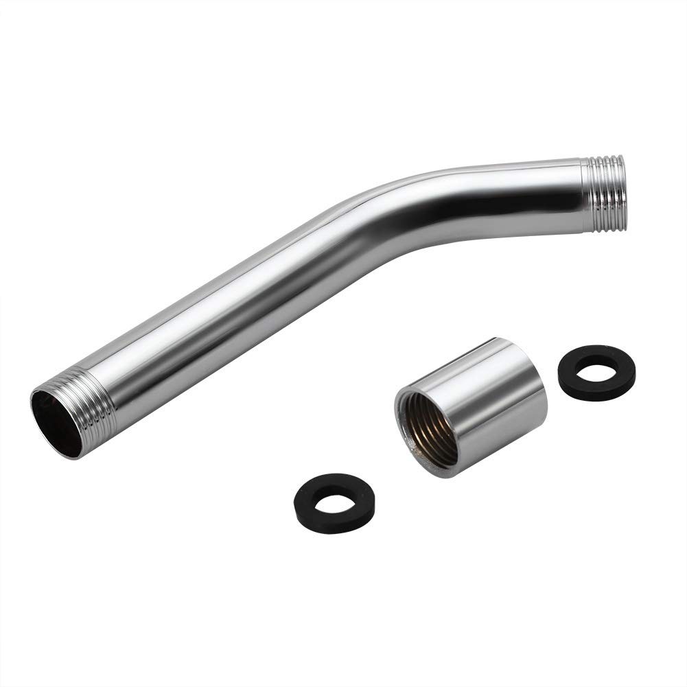 Nikou Stainless Steel Handheld Shower Arm Extension - Durable Chrome Plating, Wall Mounted, Extra Length for Luxurious Showers