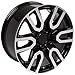 OE Wheels CV36 20 Inch Rim Fits Sierra 1500 Style 6x139.7 20x9 Gloss Black Machined - Hollander 5914 (1)