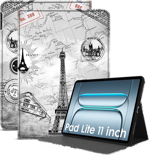Image of Robustrion Cover for OnePlus Pad Lite 11 inch Cover Case, Folio Flip Cover Case for OnePlus Pad Lite Tablet Cover 11 inch - Eiffel