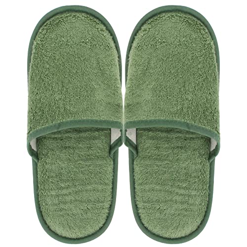 Linnea Chaussons de Bain Pure Vert Amande Taille Large L du 41 au 43