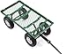 Gorilla Carts GOR400-COM Steel Garden Cart, Steel Mesh Removable Sides, 3 cu ft, 400 lb Capacity, Green