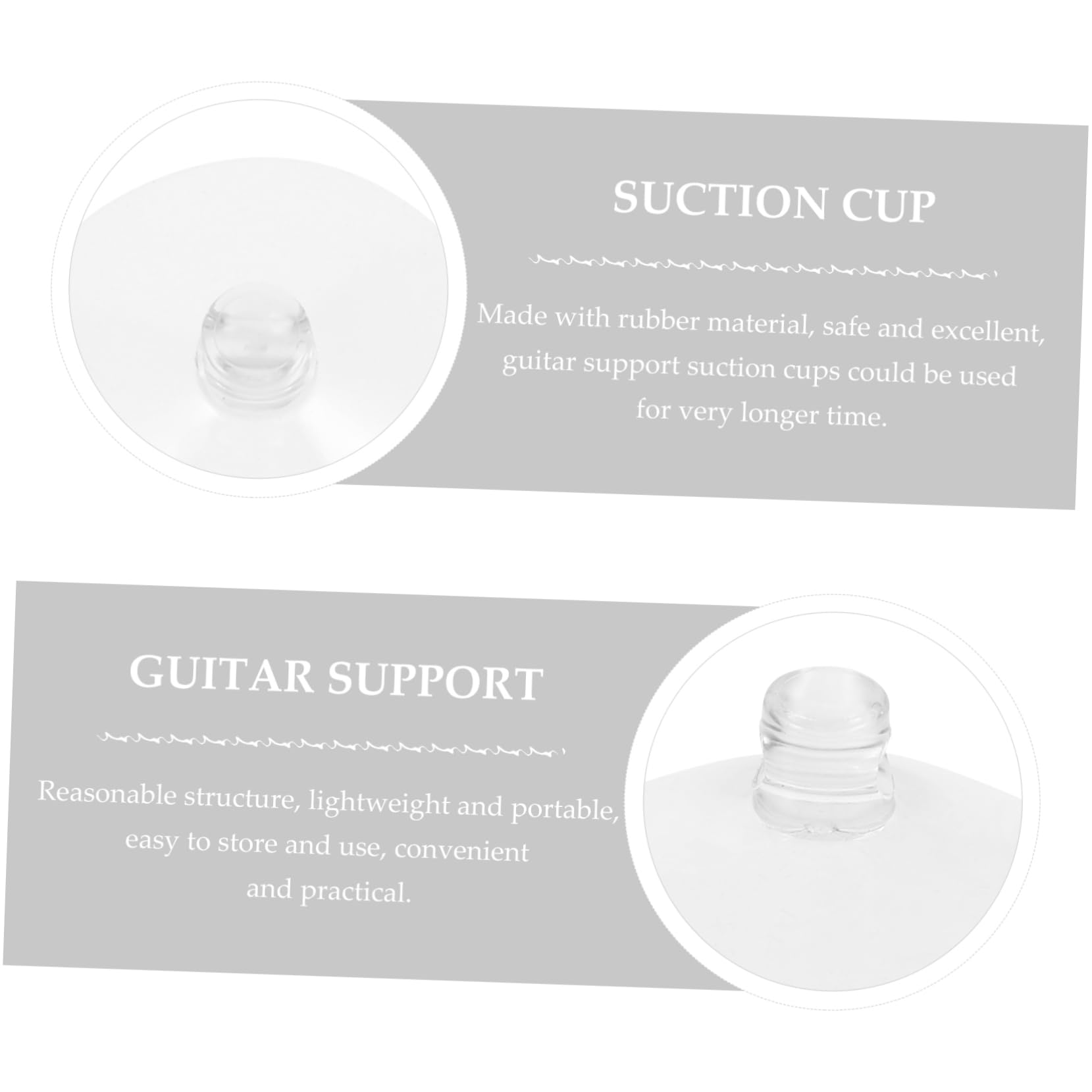 VICASKY Lot de 4 Supports de Guitare en Caoutchouc pour Remplacement de Support de Guitare