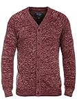 Dank der hochwertigen und komfortablen Materialqualität ist die sportliche und klassische Herrenstrickjacke super bequem und angenehm zu tragen.