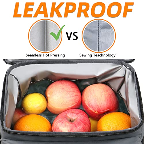 MATEIN Cooler Backpack, 26 Cans Insulated Lunch Backpack for Man Women, Leakproof Double Layer Lunch Cooler Bag Lightweight Soft Lunch Backpack with Cooler Compartment, Beach Camping Hiking Beer Gifts - Image 3