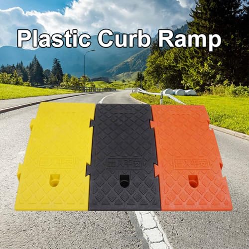 Rampas de plástico para vehículo naranja 7.5 pulg miniatura 2