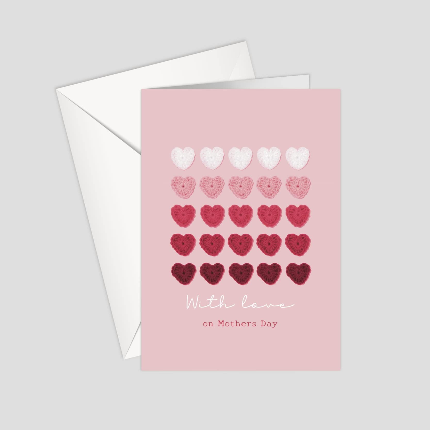 Share the Love Greeting Card - For Mom | Mother's Day | With On Mother's Day | Hearts | (A5 - Standard)