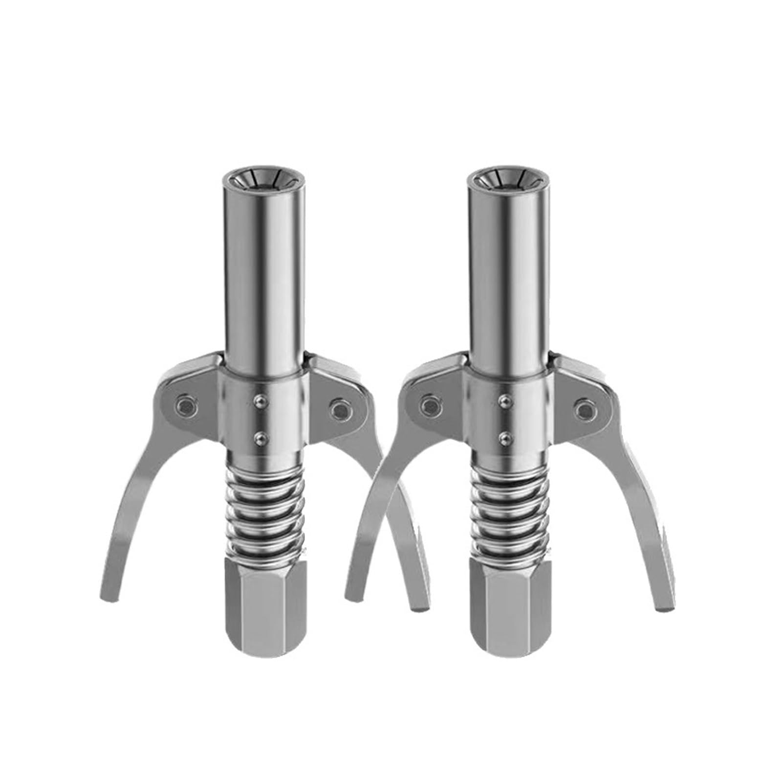 LYMFE Grease Gun,Heavy-Duty Handle Grease Gun Grease Gun Coupler 10000 PSI NPTI/8Quick Release Grease Oil Pump Tip Tool Accessories (Color : 2pcs)