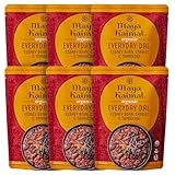 Maya Kaimal Foods - Organic Indian Everyday Dal - Kidney Bean 10oz - Fully Cooked with Carrots and Tamarind - Vegan - Microwavable - Ready to Eat - Pack of 6