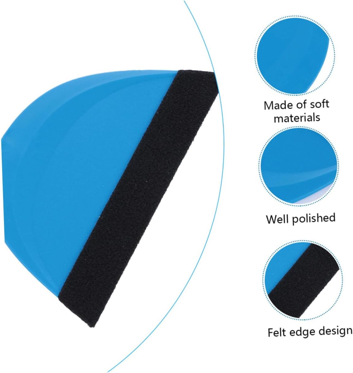 2pcs Car Film Tool Auto Squeegee Scraper for Vinyl Wrapping Scratch Car Accessories