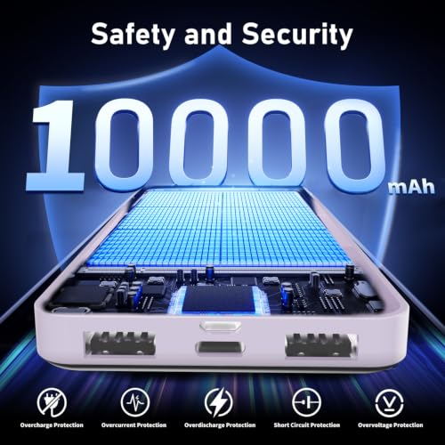 Evopow Portable Charger, 10000mAh Power Bank, Travel Battery Pack - image 6