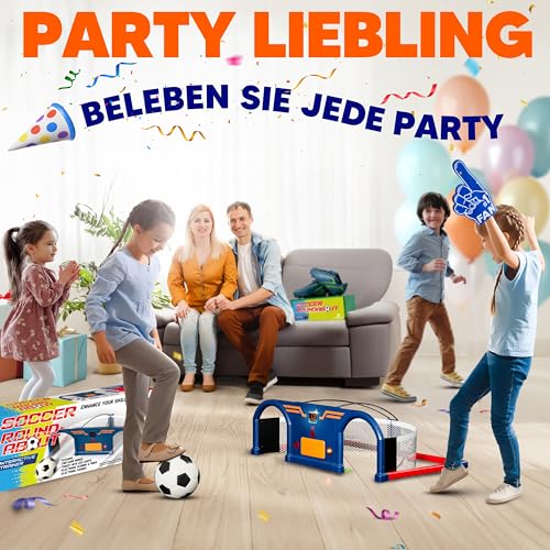 E-Jet Fußball Spielzeug für 6 7 8 9 10 Jahren, Sportspaß für Garten Indoor Outdoor, Fußball-Übungen Spiele | Geschenke für Jungen Mädchen