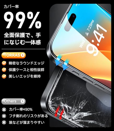 Amazon.co.jp: TORRAS: iPhone 16 Plus 用