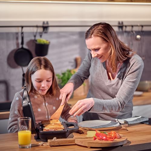 Foto von ETA Sandwichmaker 6 in 1 I Sorento Plus I Antihaftbeschichtung für leichte Reinigung ohne Anbrennen I 900 Watt I Waffeleisen, Grill und vieles mehr