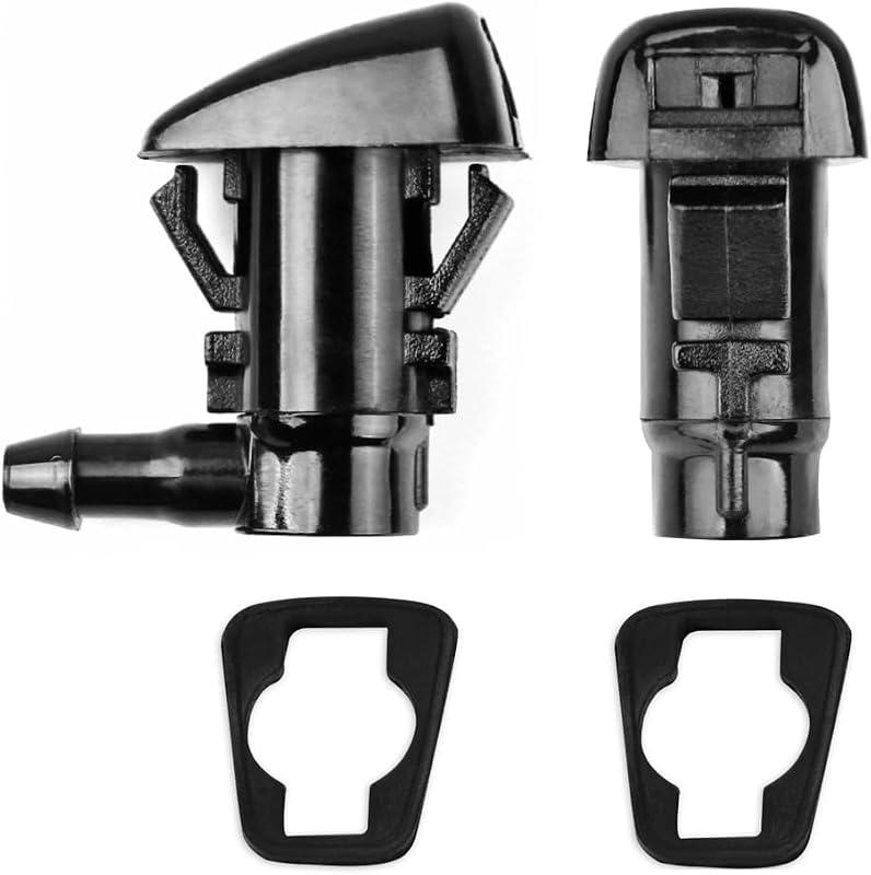 Bicos esguichadores do lavador de para-brisa Xislet para Jeep Grand Cherokee, Pontiac G6, Chevrolet Malibu e Saturn Aura – 2 unidades