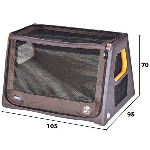 TAMI - Aufblasbares Hundebox XL - Dog Box Hundetransportbox Hund Autotransportbox Transportbox Falbare Hundekäfig