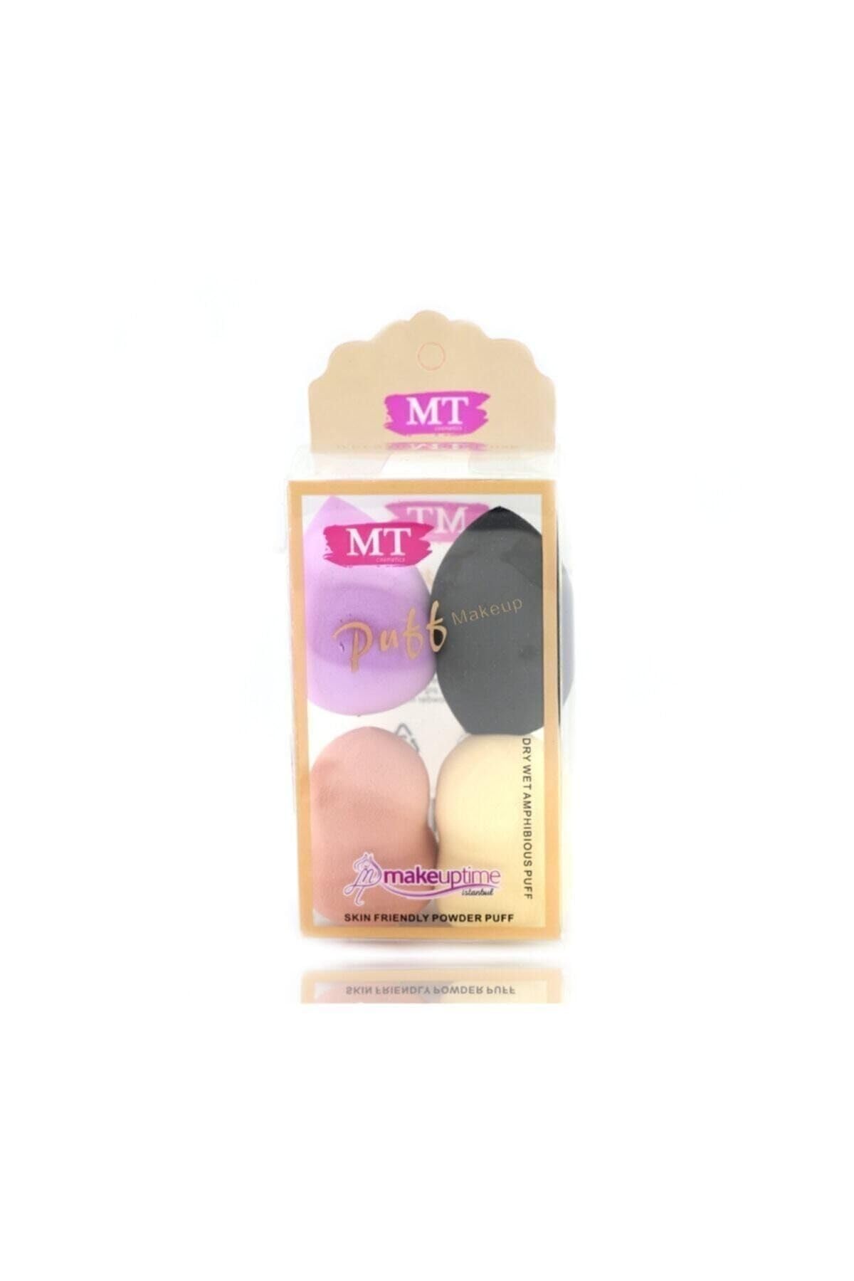 makeuptime Mt 4'lü Makyaj Süngeri- 4 Farklı Tasarım Büyük Boy- Kutulu