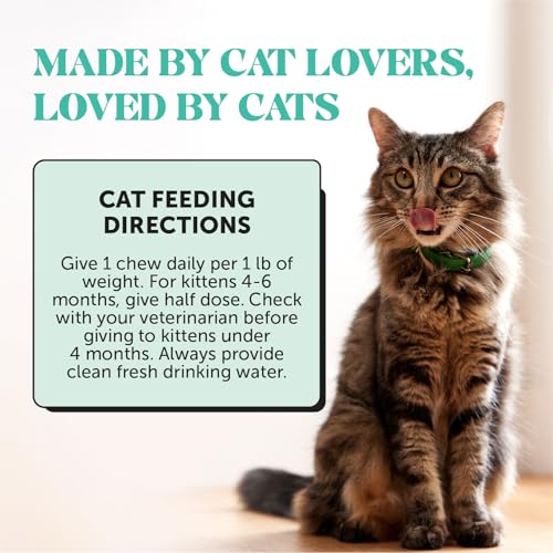 Image of Fresh Breath Dental Bites for Cats - Crunchy & Creamy Cat Dental Treats for Fresh Breath, Tartar & Plaque Control - Dual-Texture Cat Oral Care Bites for Bright Teeth & Healthy Gums - 90 Day Supply