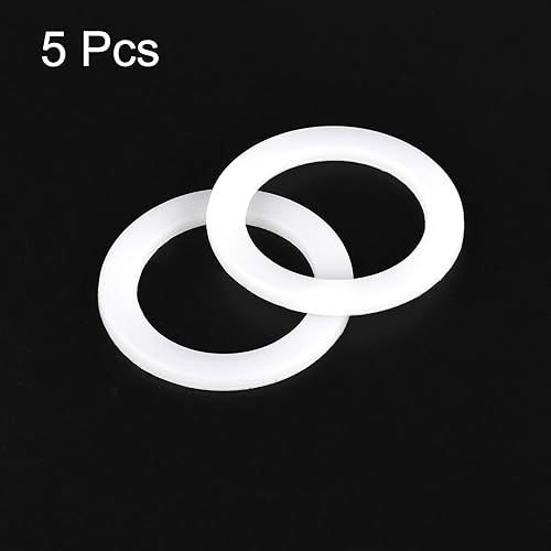 Miniatura 3 de MECCANIXITY Junta de sellado para cafetera, anillo de silicona blanca de repuesto 1.496x2.126x0.130 in para cafetera de aluminio de 2 tazas, paquete