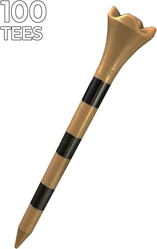 Vista 14 de Camiseta de golf Pride Performance de 2-3/4" a rayas, 100 unidades Rosa cítrico.