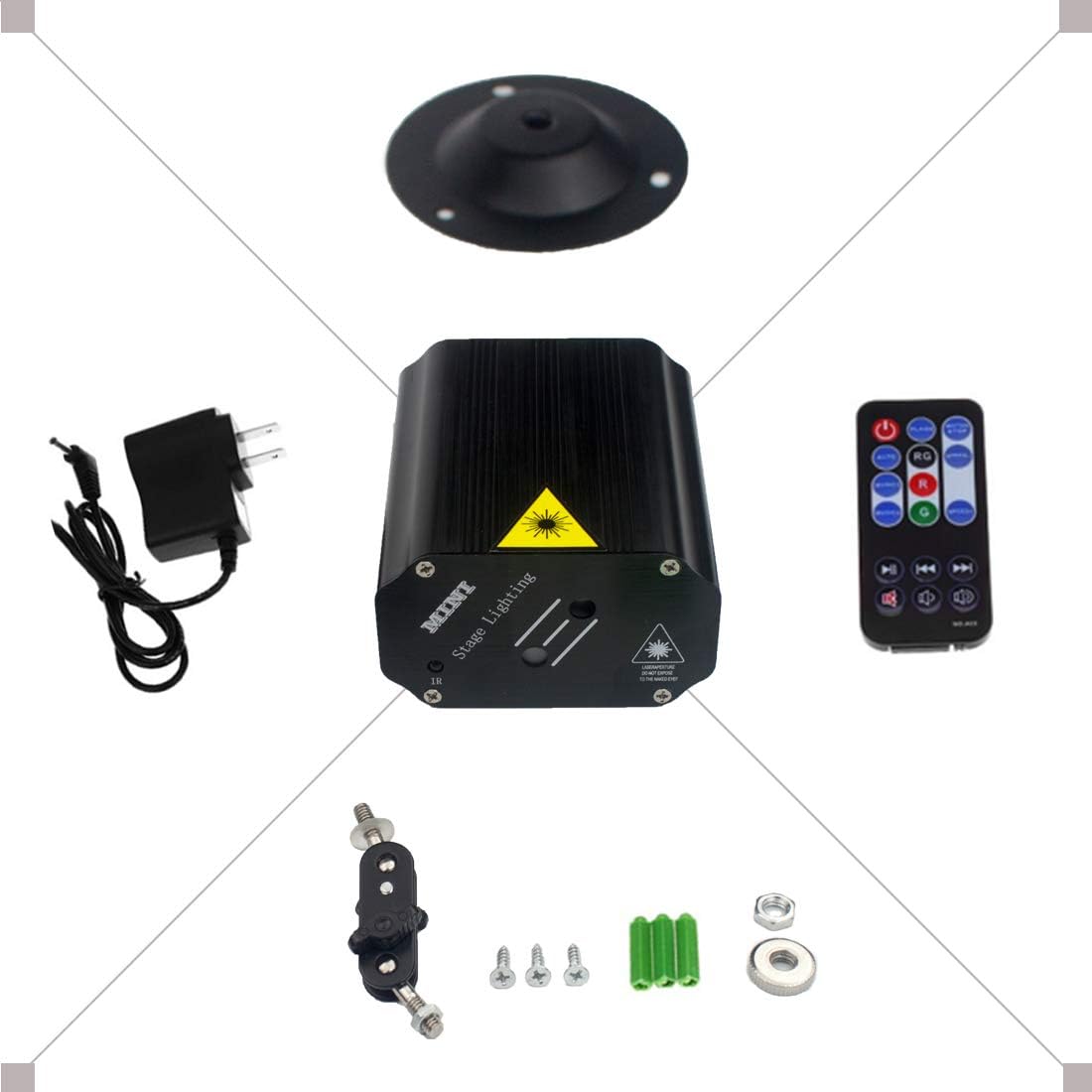 Party Lights DJ Lights Disco Stage lights Sbolight Led Projector Strobe lights dj equipment for Stage Lighting with Remote Control for Dancing Christmas Gift Thanksgiving KTV Bar Birthday Outdoor