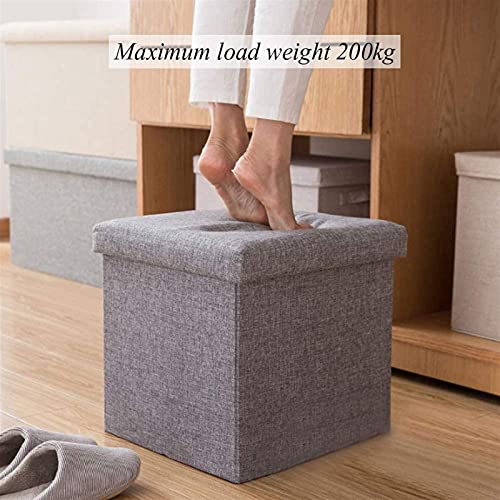 Tabouret de chambre à coucher avec couvercle et pouf - 6