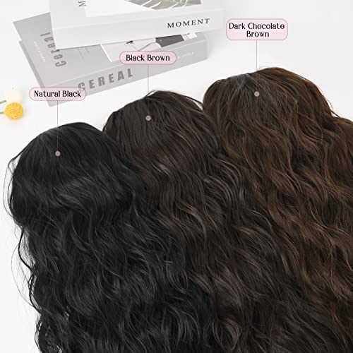 HOOJIH Curly Wavy Drawstring Ponytail Extension #TOP12