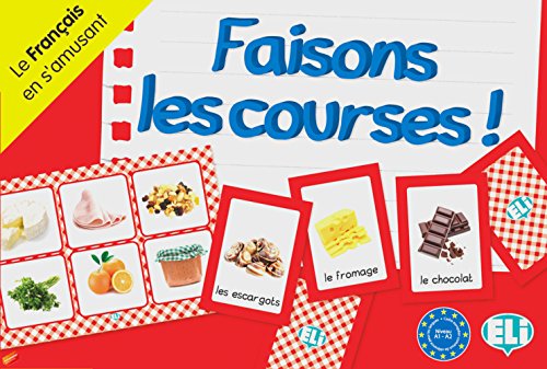 Faisons les courses. Niveau A1-A2. Spiel: Le Francais en s'amusant. Spielbrett mit Zubehör Faisons les courses. Niveau A1-A2. Spiel: Le Francais en s'amusant. Spielbrett mit Zubehör