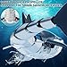 NIPLOOOW 2.4GHz Remote Control Shark Toys for Boys,1:18 Scale High Simulation Shark Toys with Light & Spray, RC Sharks for Pools & Lakes, Toy Shark Boat Gift for 4 5 6 7 8 9 Year Old Kids Boys Girls