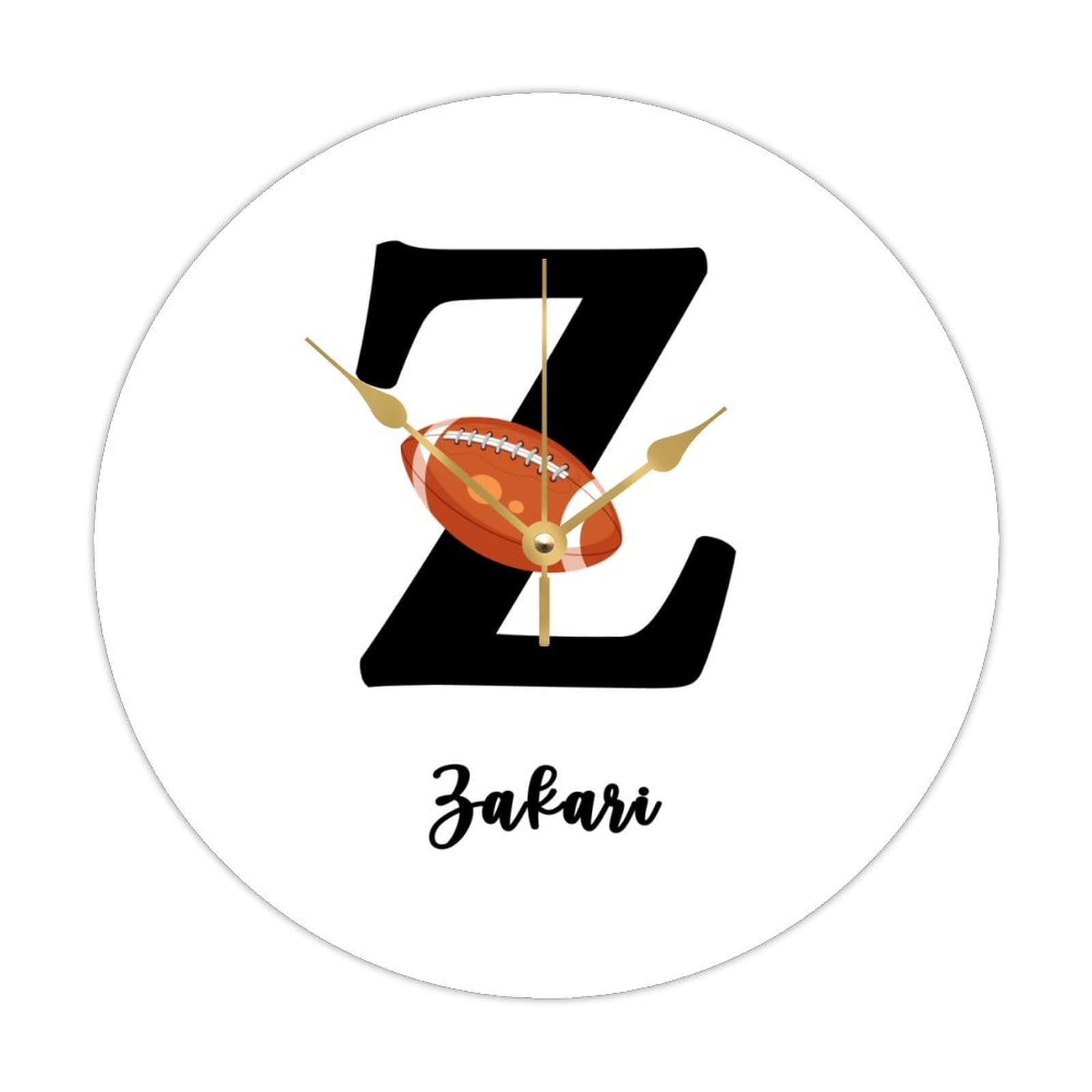 Horloge ronde en bois de cuisine et salon ambiance vacances