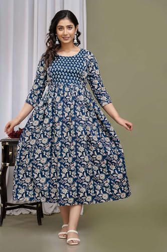 Image of Maternity Feeding Kurtis for Women Cotton - Zip Access Nursing Dress | Comfortable Pregnancy Wear | Stylish Feeding Kurti | Soft Cotton Maternity Dresses for Womens