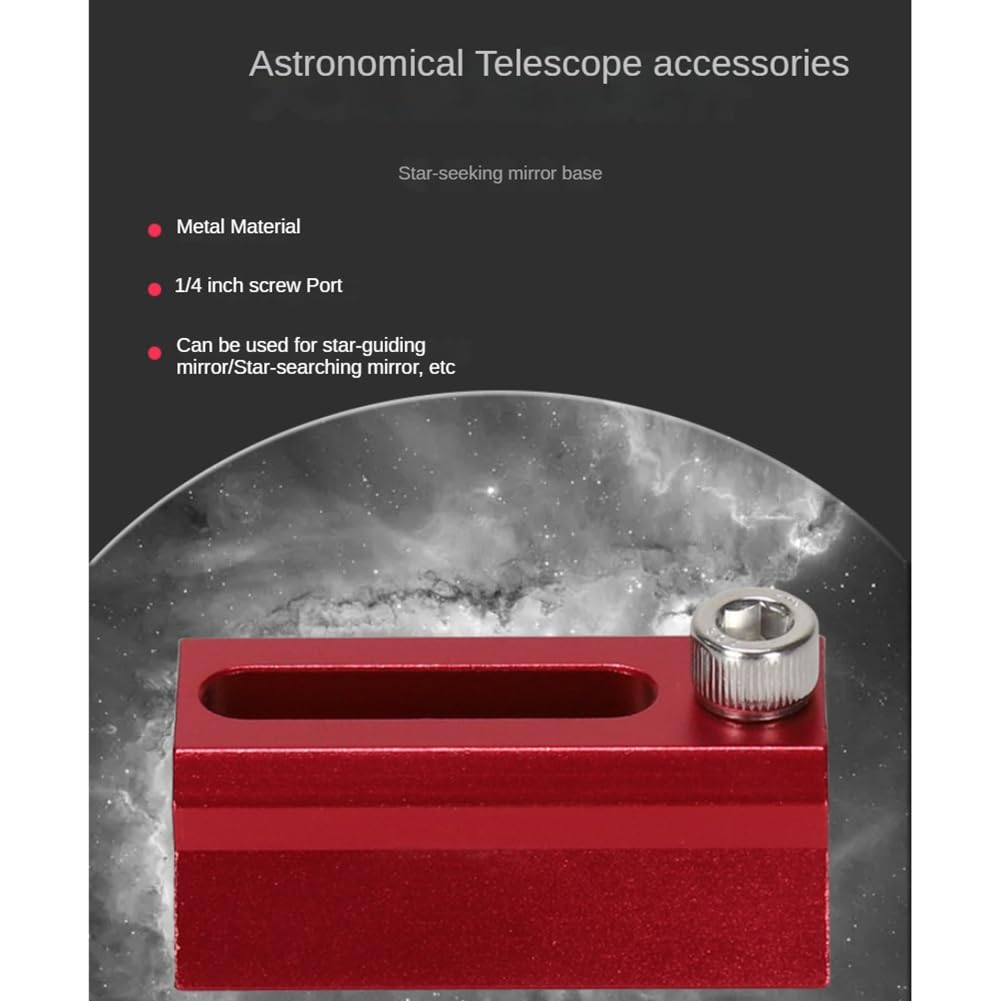 Osmond - Placa de riel de de estilo - Longitud de 48 mm (1,89 Pulgadas) para la Base del Smartphone Alcance del Buscador de Telescopio, Extensible y